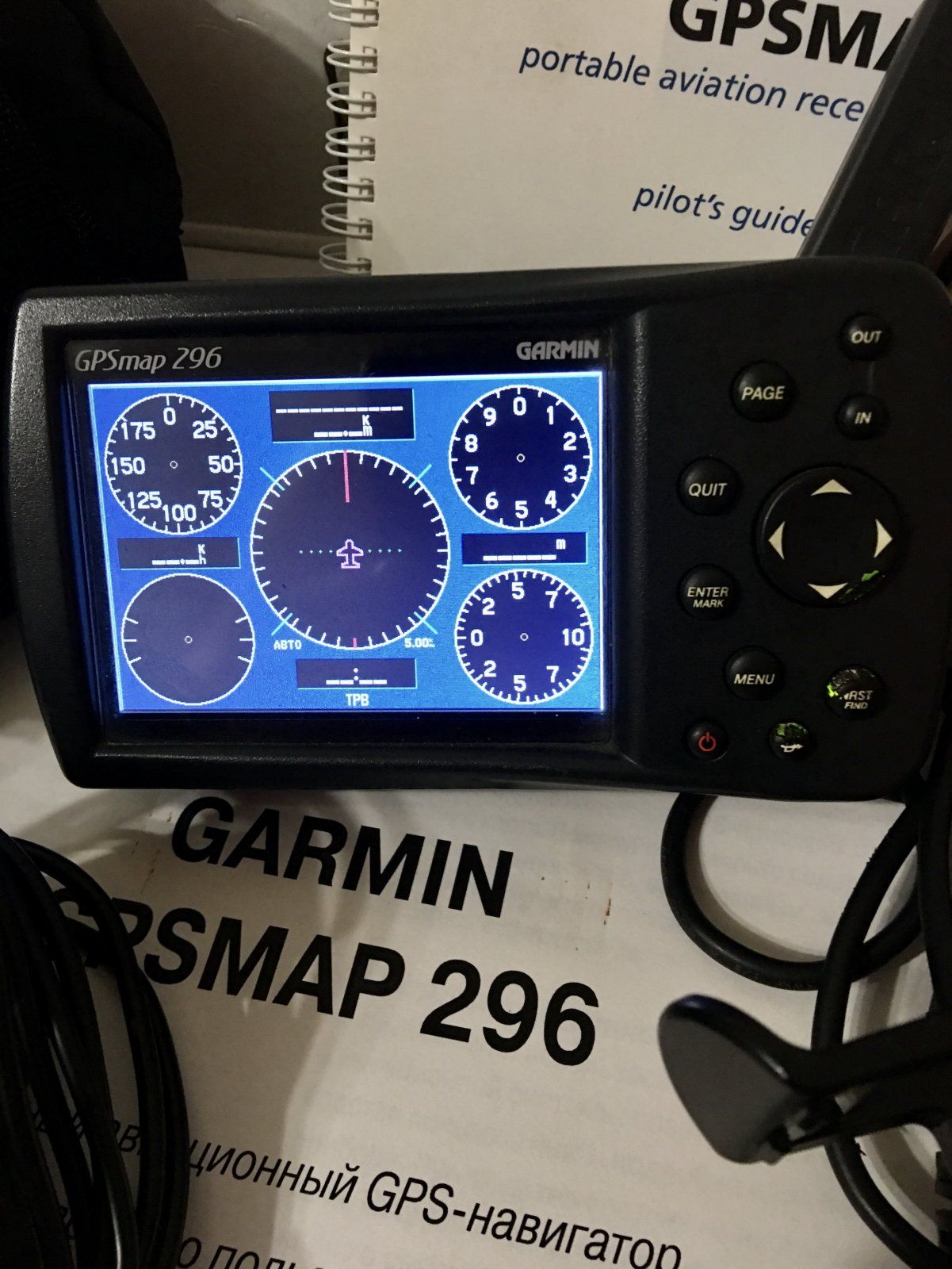 Продам авиационный навигатор Garmin gpsmap 296 REAA