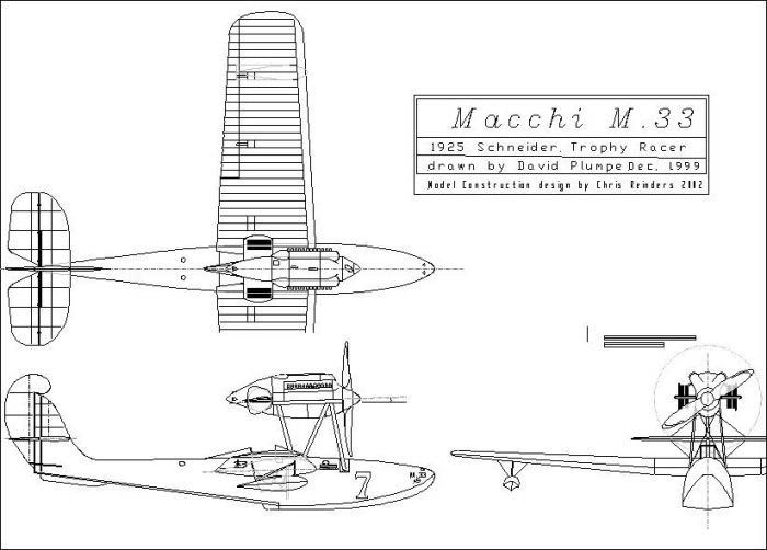 Macchi M-33 seaplane racer - 3-view.jpg