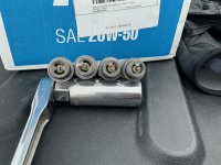 lead balls in bottom spark plugs at 100 hours - 1.jpeg