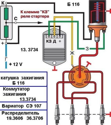 Б11602 Катушка зажигания Б-116-02 СОАТЭ СОАТЭ