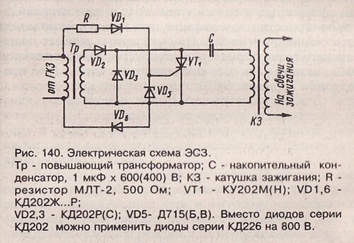 Электронная контактно-транзисторная система зажигания.