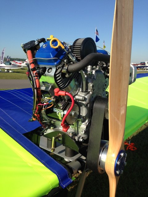 2 lighting engine. Motorcycle engine for Ultralight plane.